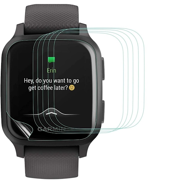 6 kpl näytönsuojia, jotka sopivat Garmin Venu Sq- ja Garmin-laitteisiin