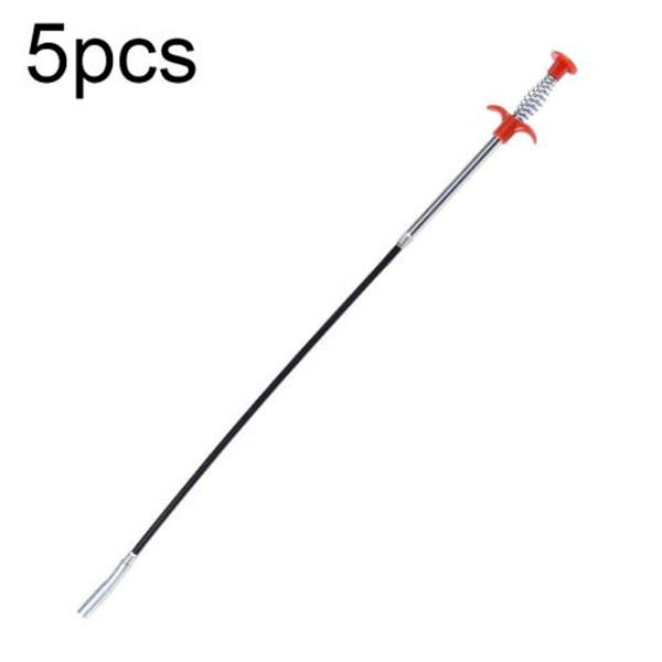 5-pack Multifunktionella Fyra-Klor Greppkrok Flexibla Slang Avlopp 90