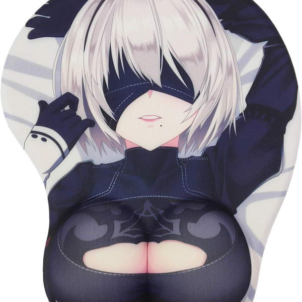 Betomsps Computer Mouse Pad Gaming Mouse Pad Anime Ergonomisk