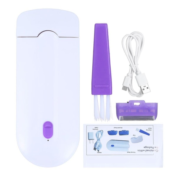 Laser Epilator Smertefri Hårfjerner Bikini Trimmer USB Shaver Instant KLB