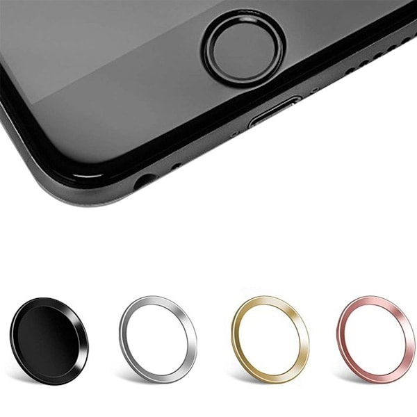 4-pack iPhone-knappklistermärken Stöd fingeravtrycksidentifiering touch