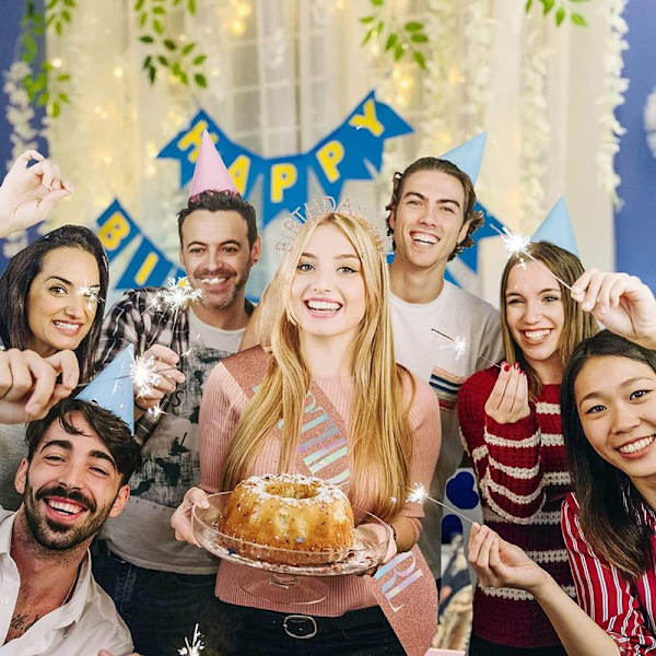 Fødselsdag for kvinder, fødselsdagspigebånd og fødselsdagstiara til stil 5