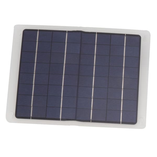 10W Solcellepanel Lader Monokrystallinsk 18V 50A Dual USB KLB