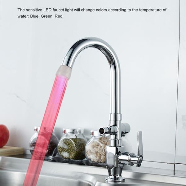 Temperatursensor kontrolhane RGB 3 farver skift LED KLB