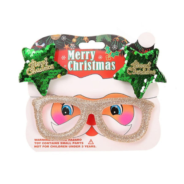 Pakke Juleselskap Briller Julepynt Kostyme Briller Innfatning