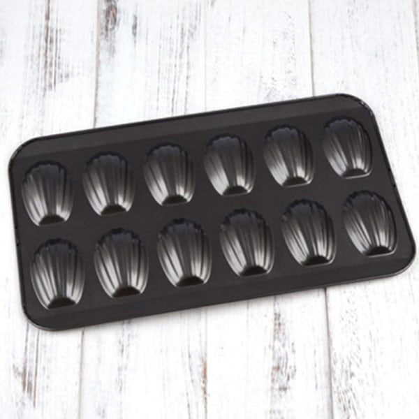 Non-stick kastrull, 12 hål skal kaka bakplåt, choklad non-stick bakplåt