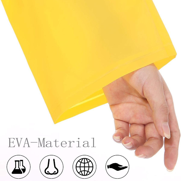 Sadesuihde EVA-sadetakki sadeponcho sadevarusteet miehille ja naisille keltainen KLB