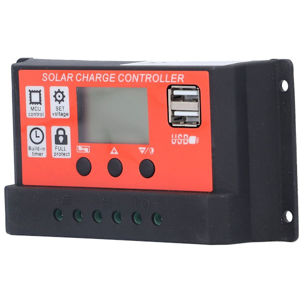10A 12V/24V PWM LCD Solcellsladdningsregler Regler KLB