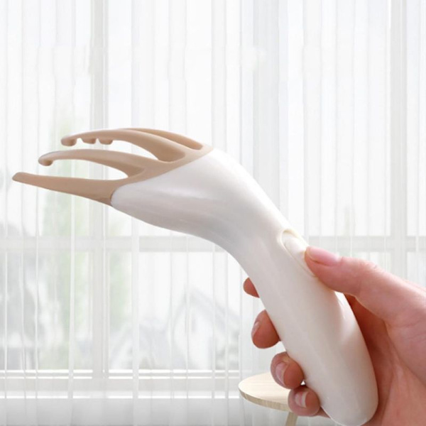 Huvudsvågsmassager Elektrisk Vibrerande Kam Fem Käft Finger Klo