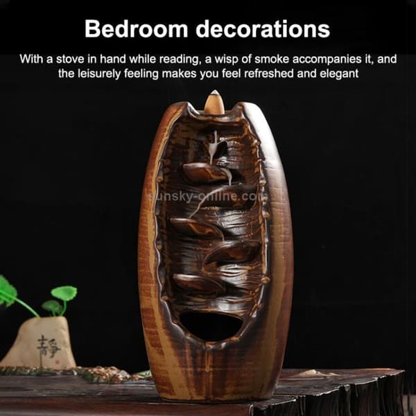 Keramisk Aroma Diffuser Lotus Duft Aromatisk Hjemmekontor Røgelsespinde