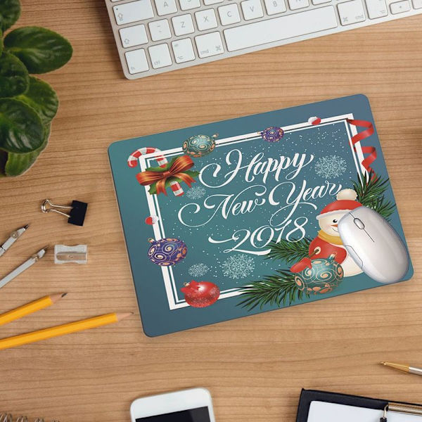 Julmusmatta Student Desk Pad Tangentbordsplatta Laptop Pad Stil 2