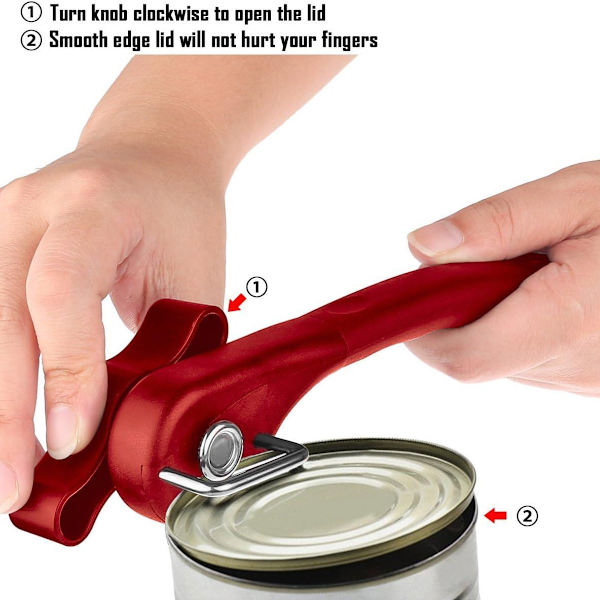 Sikker dåseåbner, rustfrit stål ergonomisk KLB
