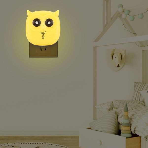 V LED natlys sensorlampe med lysstyring KLB