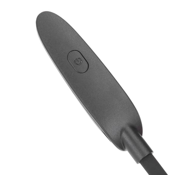 Klipsbar skrivebordslampe med 360° fleksibel svanehals