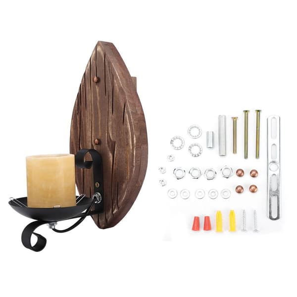 220V E14 Marmor Vegglampe i Retro Stil