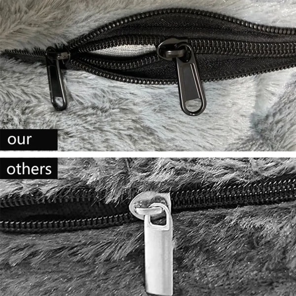 Multifunktionel sækkestol til sækkestol sækkestolbetræk (ingen fyldning) lys hvid? 130*60 cm