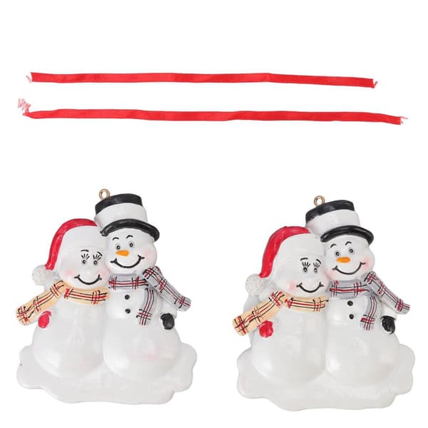 2 st julgran snögubbe hänge snögubbe formad hand KLB
