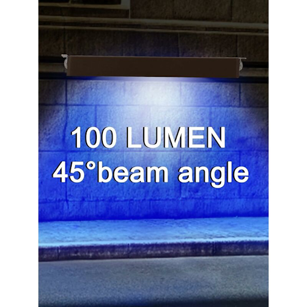 Ulkoseinävalaisin, 2700K LED-ulkoseinävalaisin, 4-pakkaus 7 tuuman 2,5 W LED, aita- ja seinävalot, terassi, puutarha, askelma, portaat (sininen) KLB