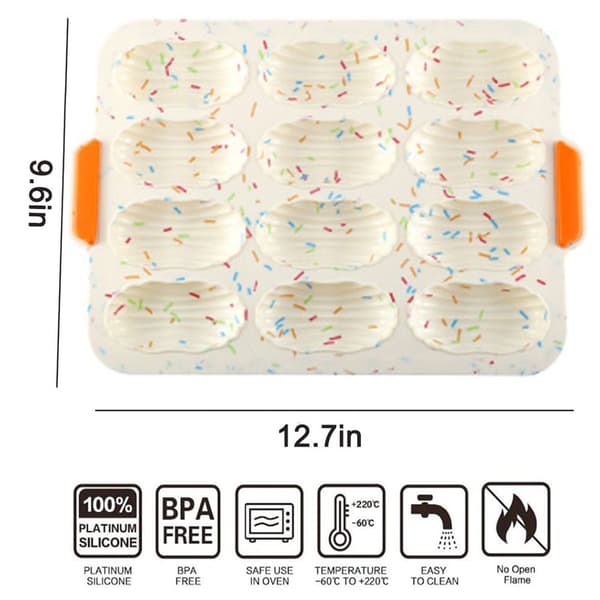 Mini Baguette Bageplade 34.5 x 24cm Non-Stick Multicolor KLB
