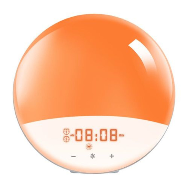 Vækkeur med lys, solopgang og solnedgang simulering
