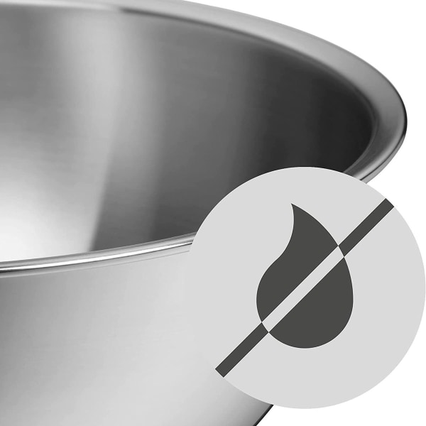 Gourmet skålset 4 delar, rostfria stålskålar för