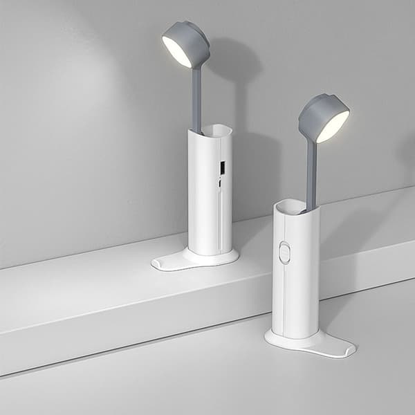 USB LED-bordslampa med ögonskydd, perfekt för sovrummet KLB