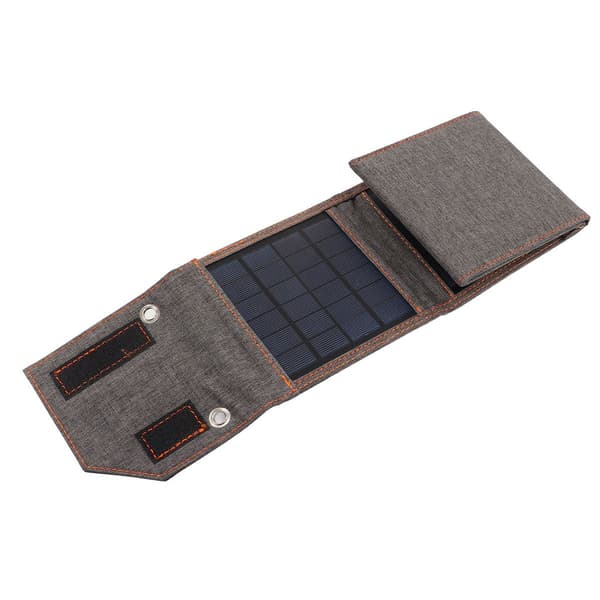 8W 5V Polykrystallinsk Silicium Foldbar Solcellepanel Oplader KLB