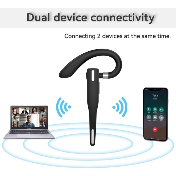Trådløse Bluetooth-øretelefoner, Bluetooth 5.1 Wireless Yyk-525