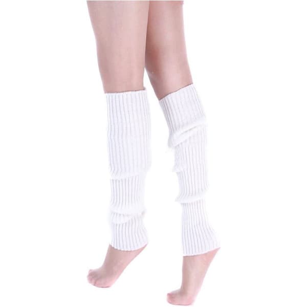 KLB - Dame vinter knæstrømper i hvid