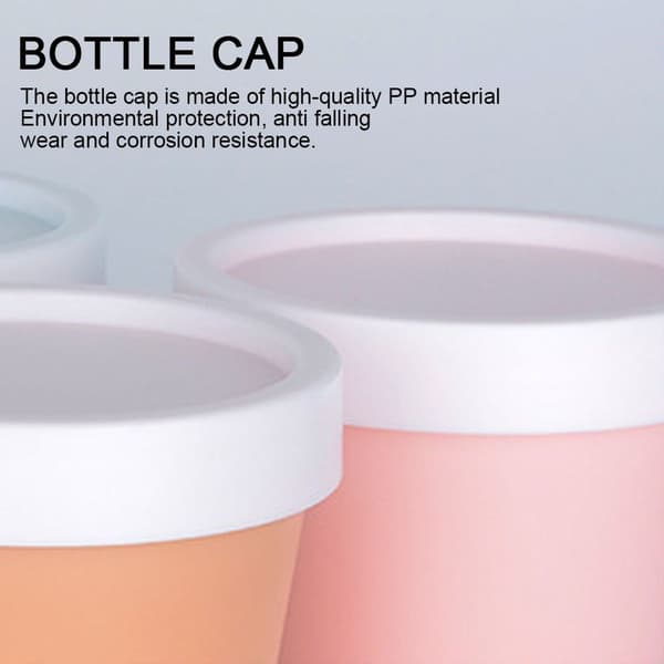 12-pack 200 ml maskflaskor med innerlock, rakt maskglas rosa KLB