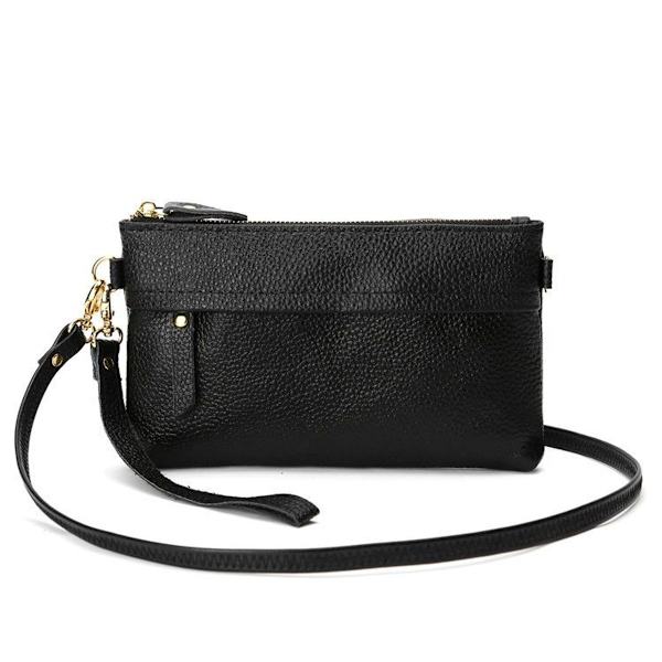 Naisten vino crossbody-puhelinlompakko (tummanpunainen)