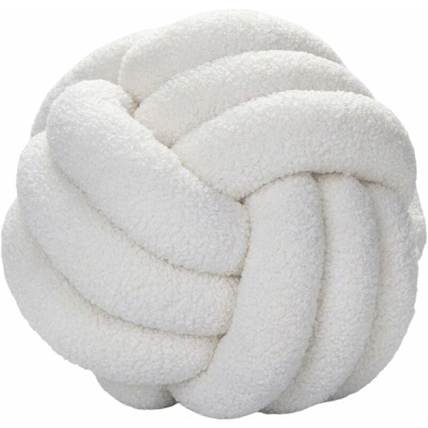 Ultra Mjuk Handvävd Lamm Sammet Soffa Kudde Husdjur Kudde Soffa Kudde Beige, 22 x 22 cm KLB
