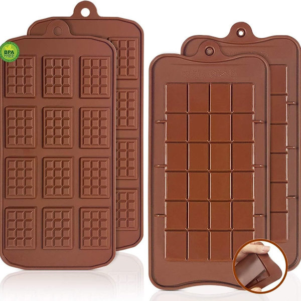 Silikone Non-Stick Chokoladeforme til Bagning