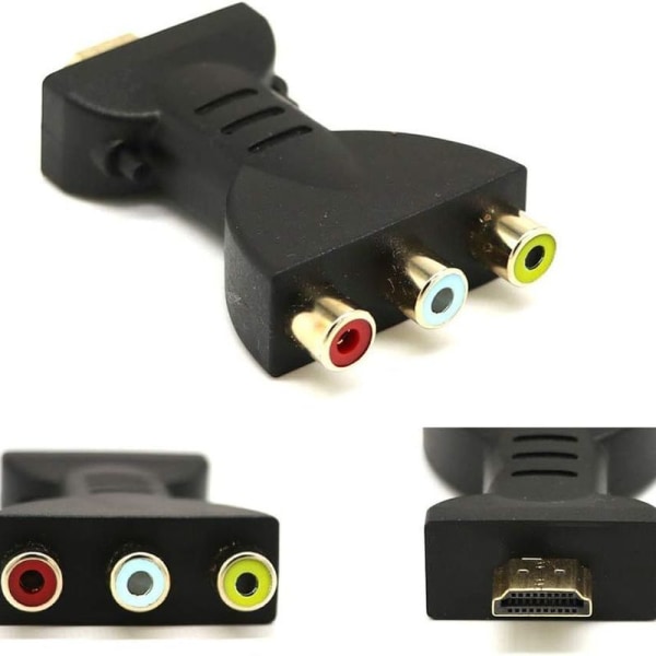 HDMI til 3 RCA AV videoadapter