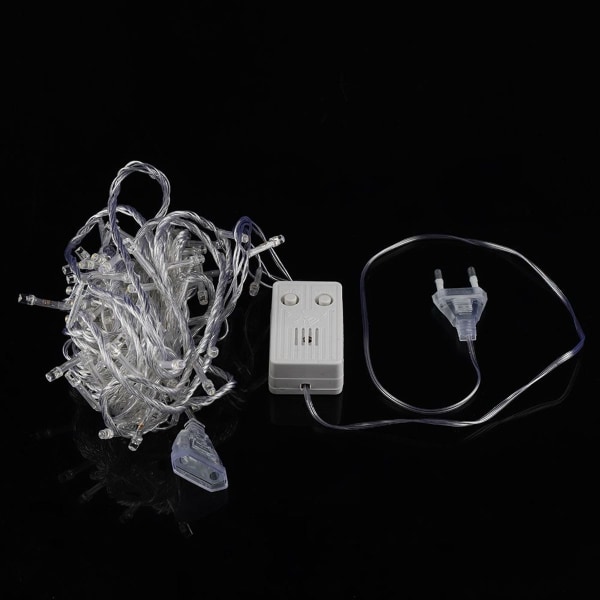 8,5 m 100 LED EU-stik AC220V musiklyssnor til festival KLB