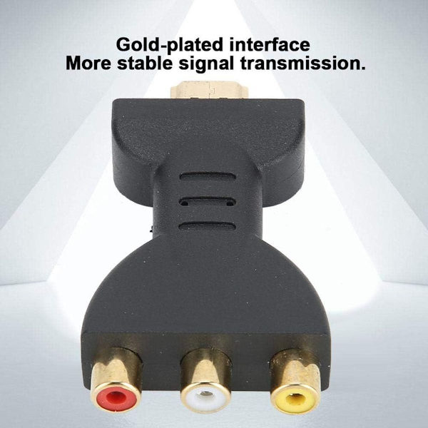 Audio HDMI - RGB -videomuunnin RCA-komponenttimuuntimelle 1080P Audio ja KLB