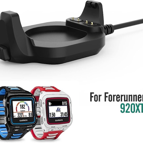Laddningsstation kompatibel med Garmin Forerunner 920xt, USB