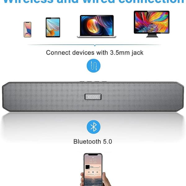 Työpöydän tietokonekaiuttimet Bluetooth 5.0 -yhteydellä, PC