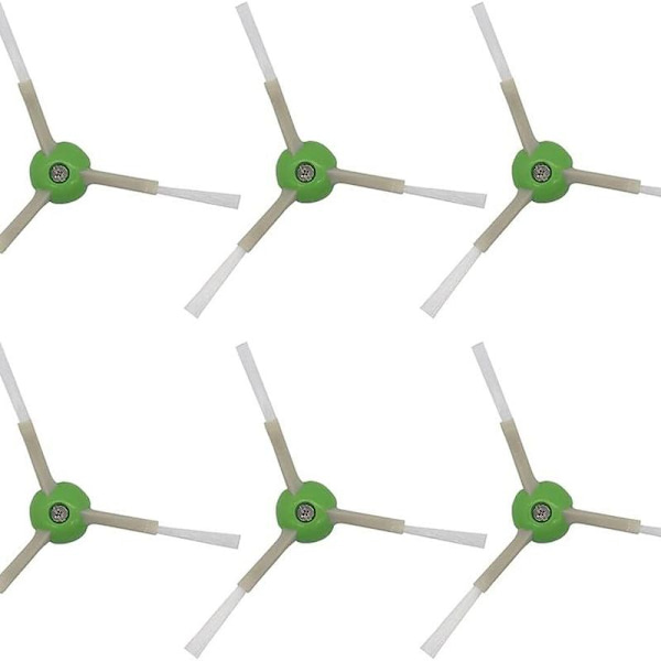 Pakke med 6 separate børster kompatible med iRobot Roomba I7 + E5 E6