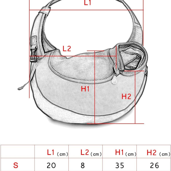 Stilfull bärväska för hund, katt och små husdjur