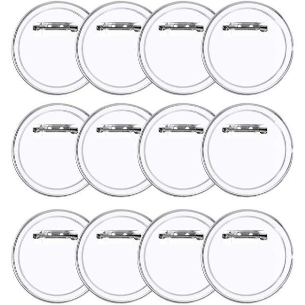 36 st Gör dina egna anpassningsbara knappar 44 mm stift för handgjorda DIY-idéer (36 st)-