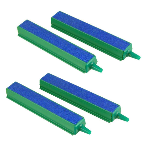 Pakke med 4 tommers luftestein tryllestav medium boble diffusor for akvarier KLB