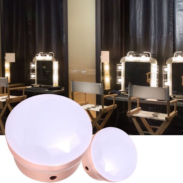 USB 10LED Smart Spegel Ljus Dimbar Makeup Lampa KLB
