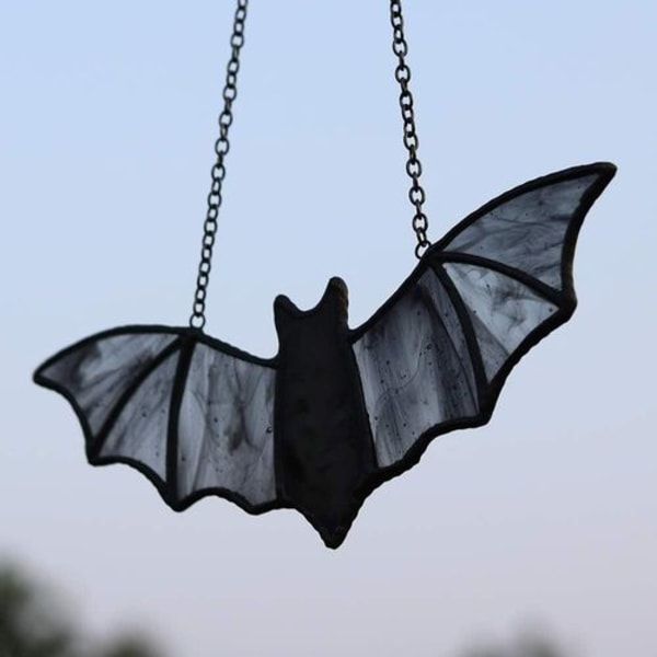 Halloween-lepakkoikkuna-koriste aurinkokoukku ulkokauhu