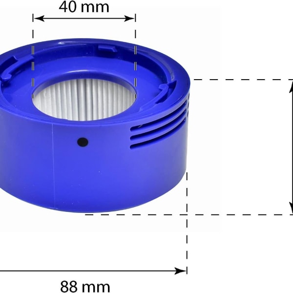 Vaihdettava suodatin Dyson V8 V7 Dysonin esisuodattimelle ja moottorin jälkeiseen suodattimelle