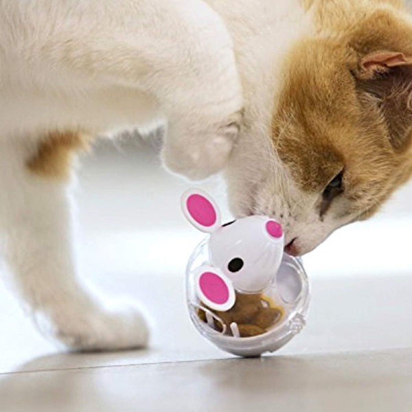 2 st kattgodisbollar kattintelligensleksaker för katter kattboll KLB