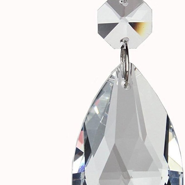Feililong 12 st teardrop kristall smyckeshänge glas glaspärla KLB