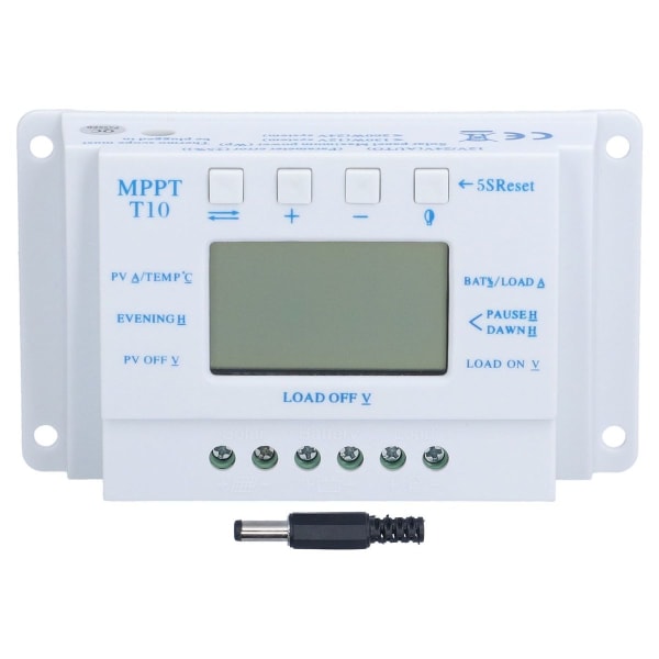 10A 12/24V MPPT PWM solar laddningsregulator med LCD KLB