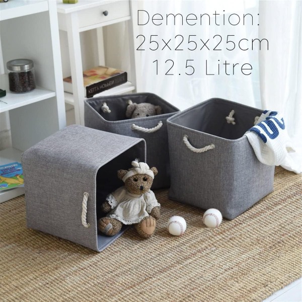 Stof Organizer 33 x 33cm Sammenfoldelig Stof Organizer KLB