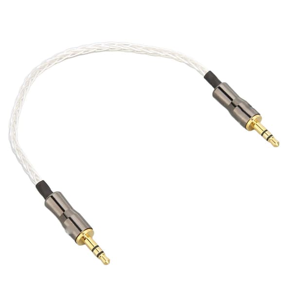 Preffair 3,5 mm til 3,5 mm adapterkabel 8 Core OCC Silver KLB
